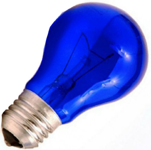 Лампа накаливания Минина LightBest LBH 60W 220V синяя