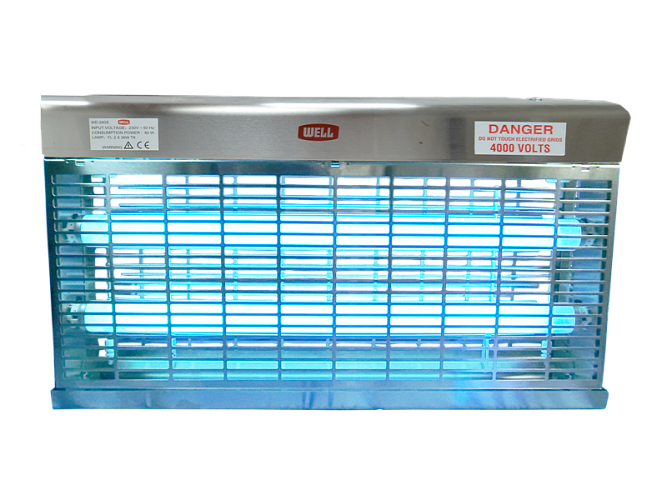Ловушка для насекомых высоковольтная WELL WE-400-240S AISI 304 (240м2)